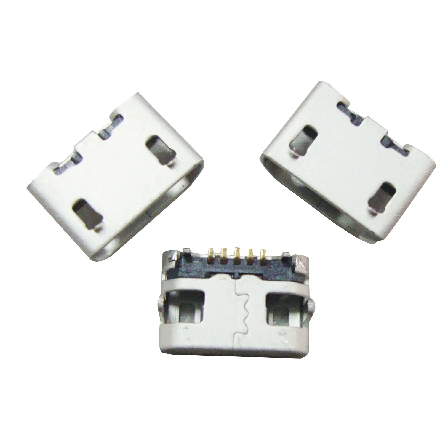 RoHS ox horn type micro 5 pin female For Mobile Phone Micro USB Jack Connector 5 pin Charging Socket Sell
