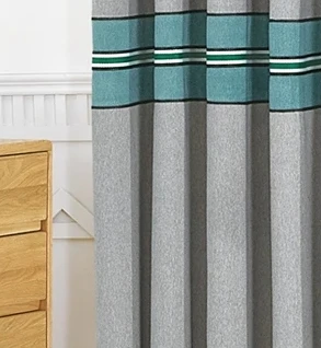 Custom two-color velvet fabric high blackout ultra-long curtain hotel insulation blue gray engineering curtain factory wholesale