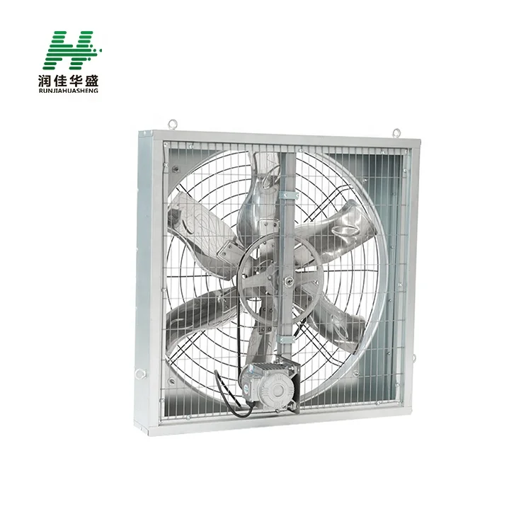 Cattle barn pig house livestock breeding fan thickened galvanized sheet hanging cattle barn fan pig house