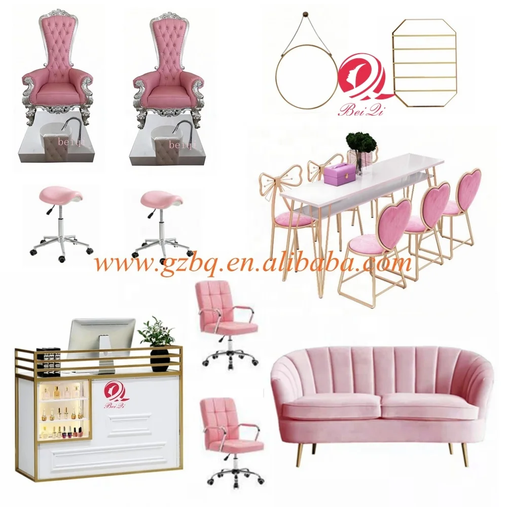 Wholesale salon furniture portable manicure nail table station