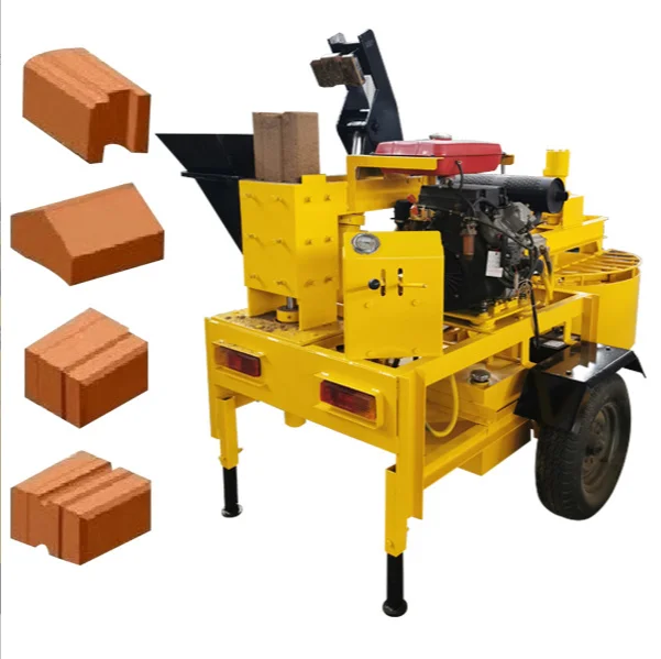 M7M1 Compressed Earth Clay Block Bricks Making Machine Moving Bricks Machine For Africa Building Project