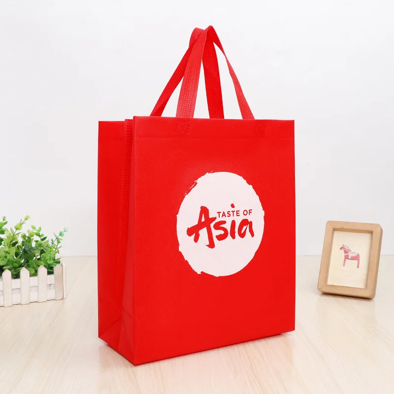 
Wholesale Eco Non Woven Grocery Shopping Tote Reusable Bag Ecological Non-Woven Bag Biodegradable Recycle Non Woven Bags 