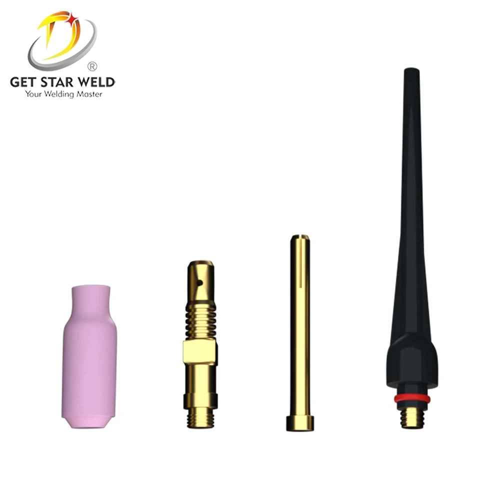 Get Star Weld argon welding torch,mini tig torch flexible parts,wp17 tig welding machine