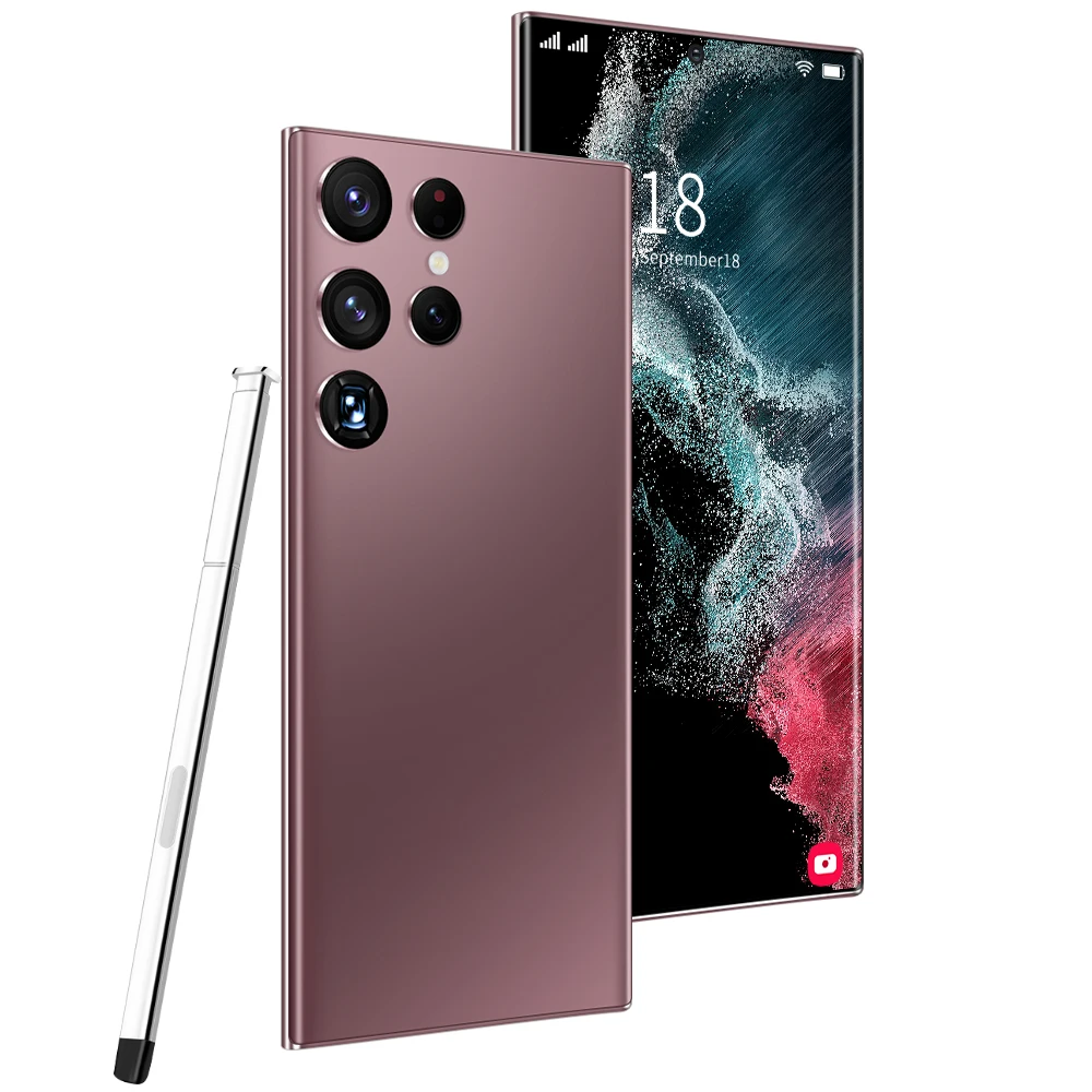 Hot Selling 2022 NEW Galaxy S22 Ultra 5g Phone 7.3 Inch 16Gb + 1Tb Android Smartphone Android 12.0 Mobile Phones