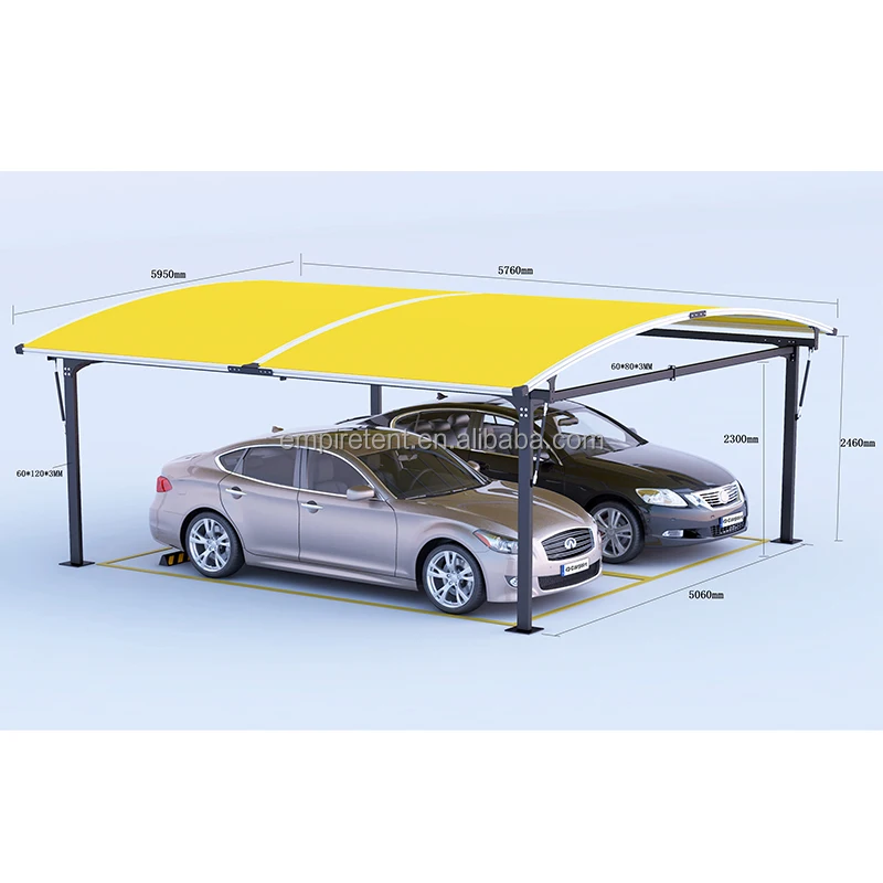 Высококачественная алюминиевая крыша для парковки автомобиля