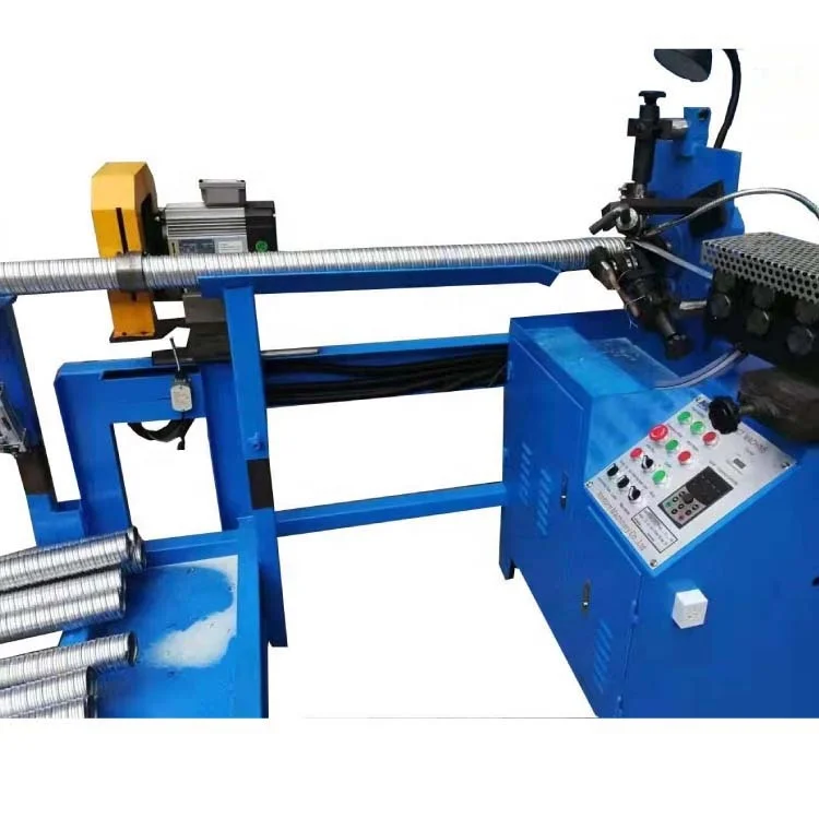 metal spiral pipe corrugated duct making machine for pipe production line