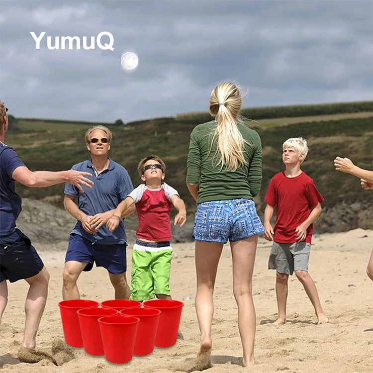 YumuQ конкурентоспособный пластиковый уличный пивной понг для игры в гольф