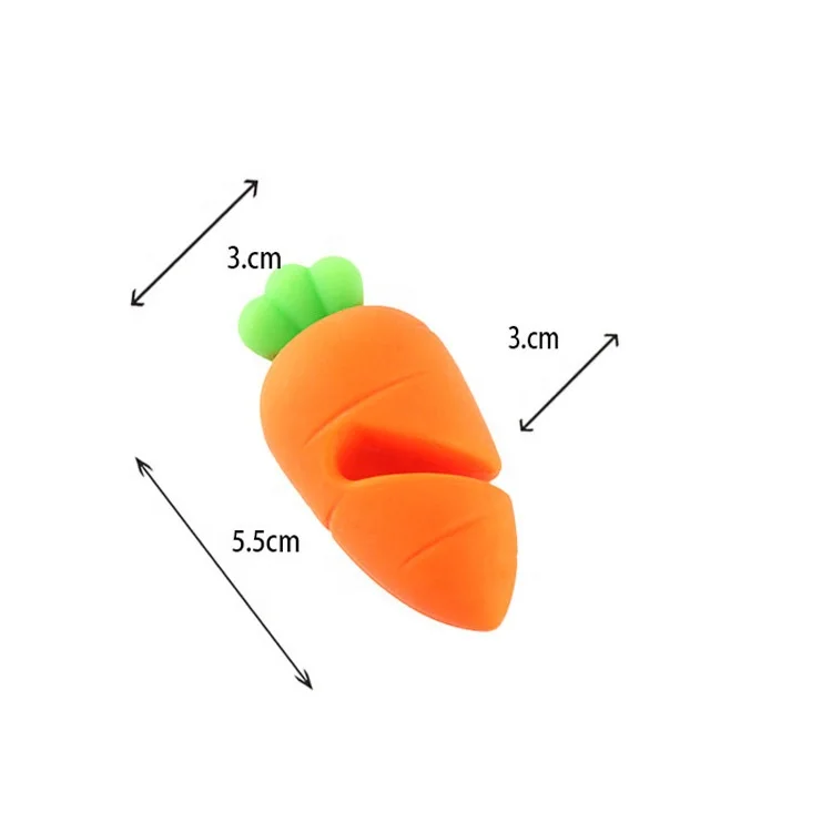 ODM&OEM 3.5cm Chili Shape BPA-Free Heat-Resistant Kitchen Grill Utensil Holder Pot Clip Silicone Spoon Rest Steam Releaser