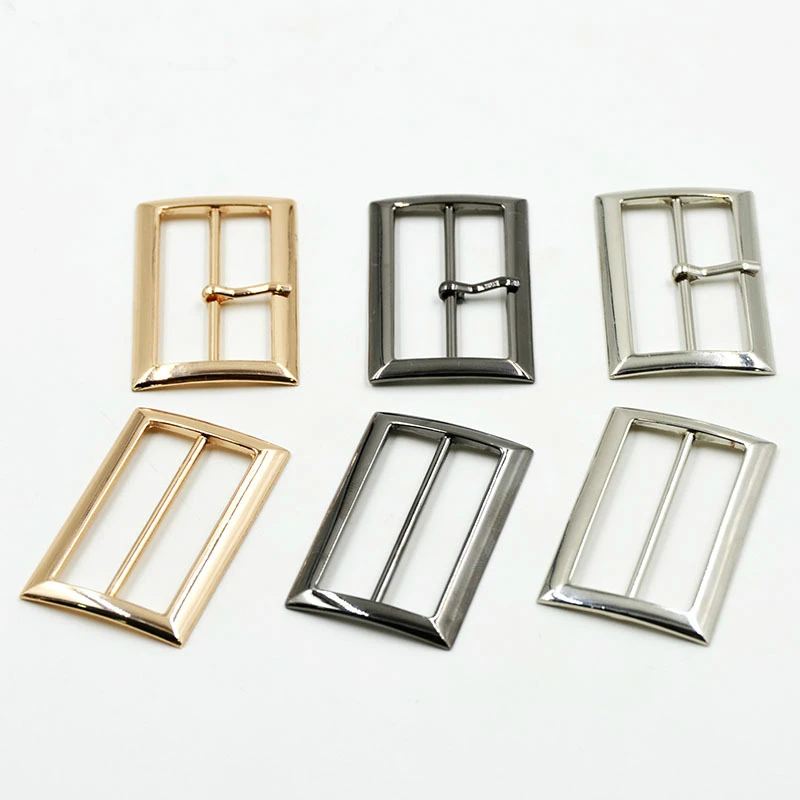 
Adjustable Slider tri glide with pin 30mm/50mm nickel metal zinc alloy square buckle 