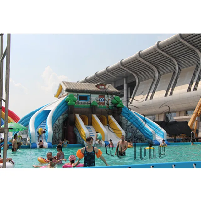 
EN71 ROSH UL SGS EN14960 Guaranteed giant infatable water slide water slide manufacturer 