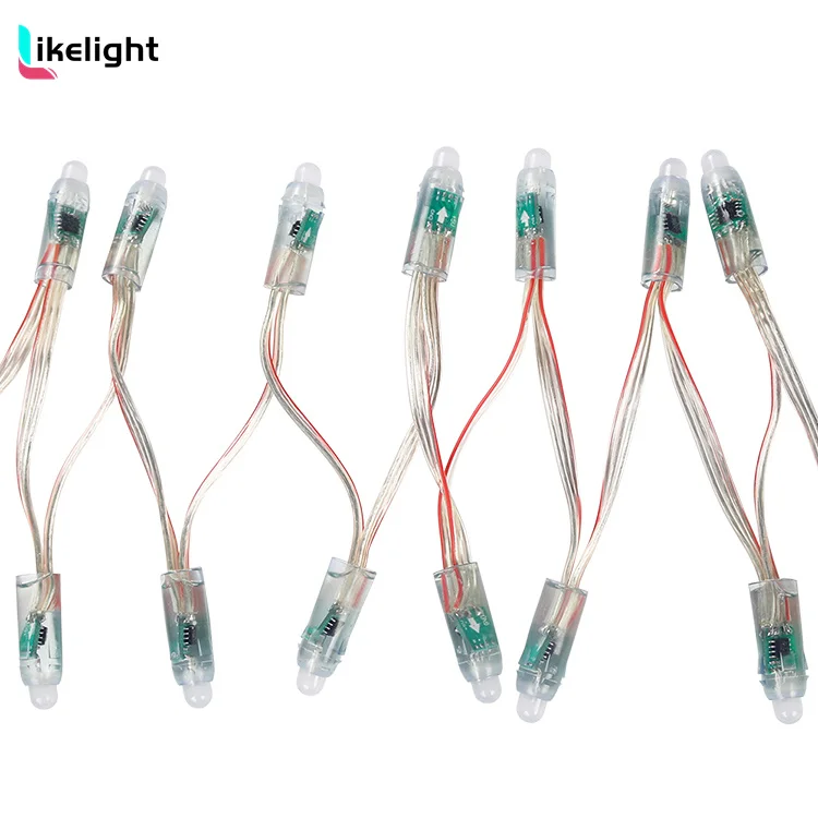 WS2811 RGB Полноцветный 12 мм светодиодный пиксельный модуль 5 В для наружного и внутреннего использования