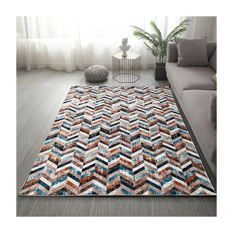 Flannel Printed Rug Cheap Price Good Quality Floor Carpet Door Mat Area Rug For Living Room