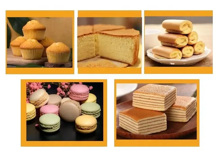 Family Cake Making  Machine Automatic  dry cake Depositor Machine Cake production line
