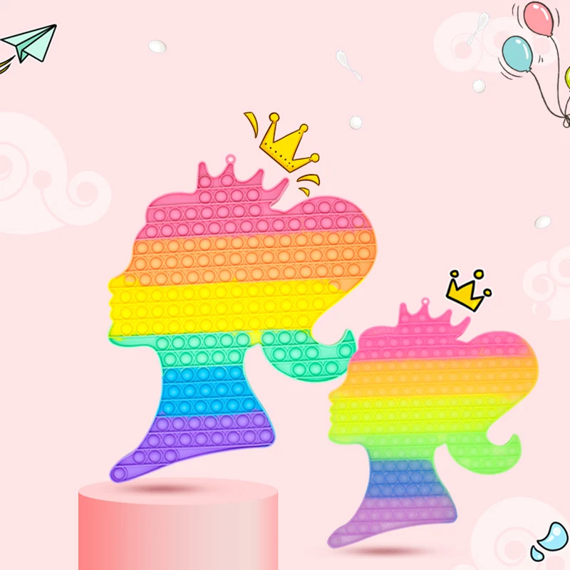 Cheap Silicone push pop fidget toys bubble sensory pop itting Fidget toys for kids