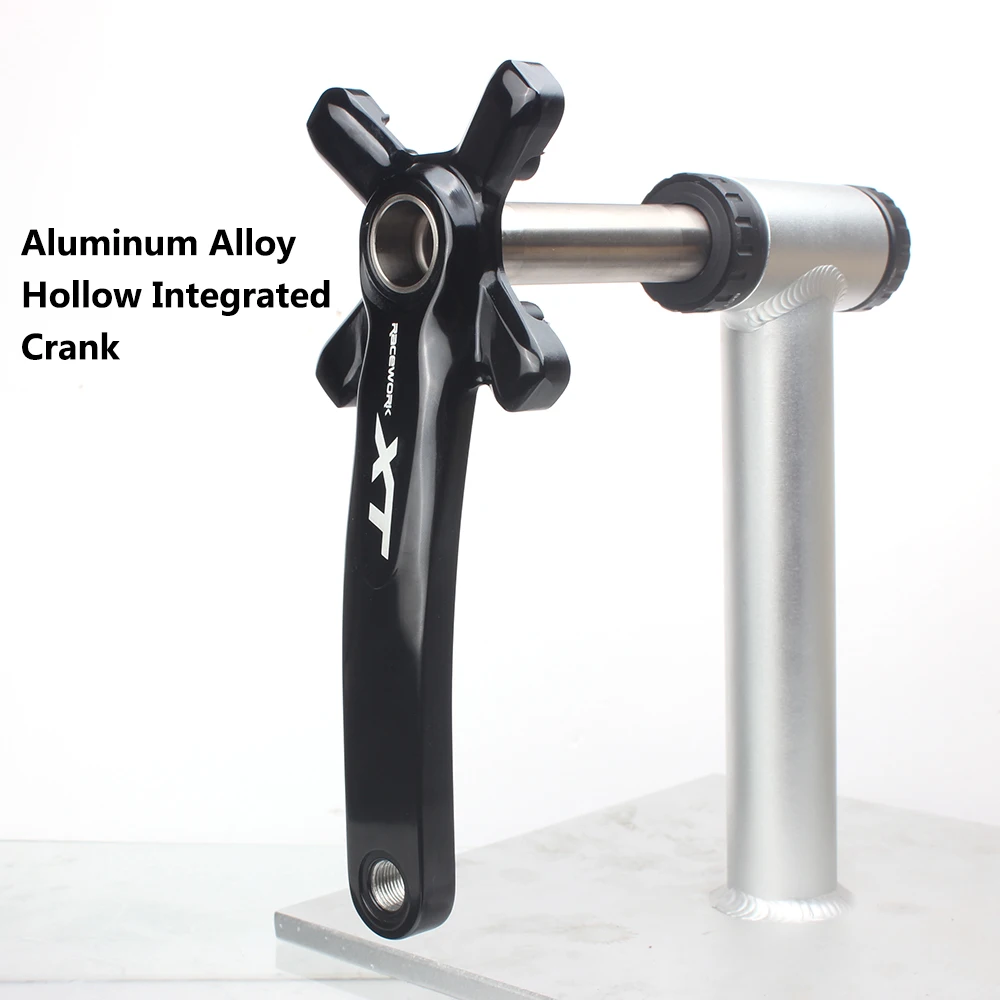 RACEWORK XT 9/10/11 Speed Crankset MTB Crank Crankset Chainring Bike Connecting Rods Hollow Integrated Fire Arms for Bicycle