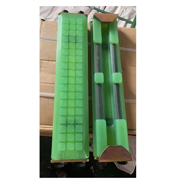 China Factory  300mm 500mm 600mm Green Excavator Rubber Track Pad  Excavator Rubber Shoes Oem Excavator Rubber Shoe