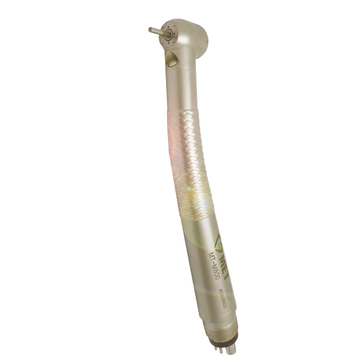Meite medical dental MAX plus ceramic bearing push botton titanium 4 water spray 4  antisuction high speed handpiece air turbine