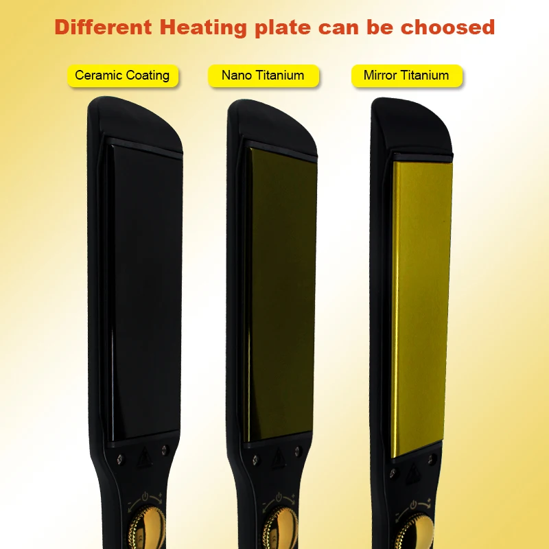 Высокотемпературный утюжок для волос с ЖК-дисплеем 250C/480F
