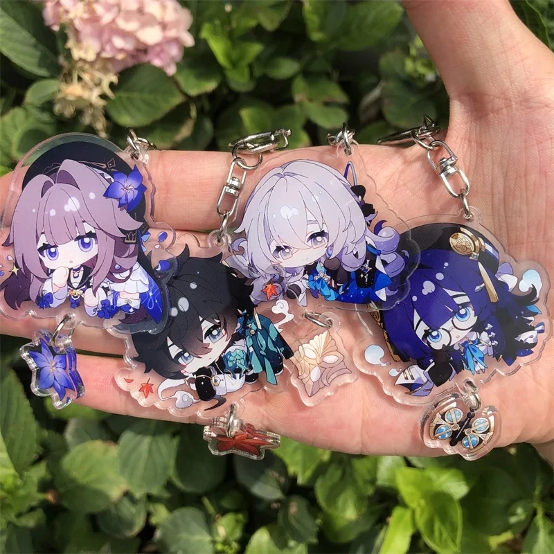 Honkai Star Rail Imbibitor Lunae Sampo Koski Gepard Landau Keychain Accessories Game Anime Cosplay Pendant Prop Badge Gift