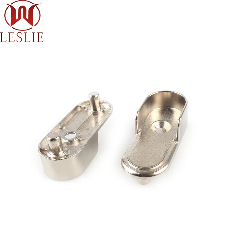 5mm Pins bracket Tube Holder Single Hole Two Dowel Wardrobe Tube End Support Zinc Alloy,zinc Alloy Wardrobe Hardware