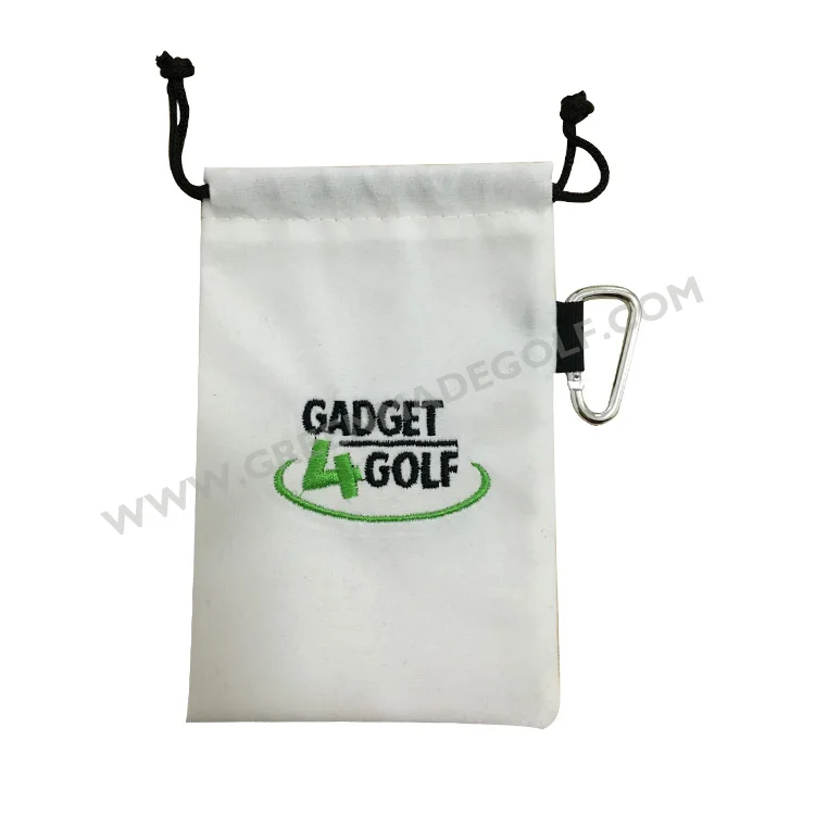 Custom Golf Tees Bag small drawstring fabric bags