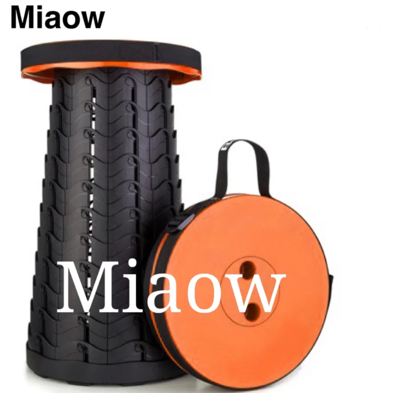 Выдвижной стул для путешествий на открытом воздухе поезда рыбалки портативный складной стул