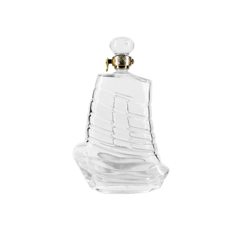 ODM Manufacturer Free Sample Glass Bottle 500ml 700ml 750ml 1000ml Vodka Rum Gin Whisky Liquor Spirit Glass Bottle