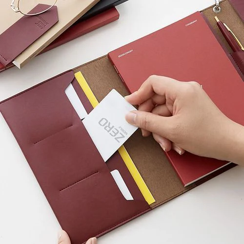 Custom Designer Leather Planner Protective Organizer Portfolio Set Diary