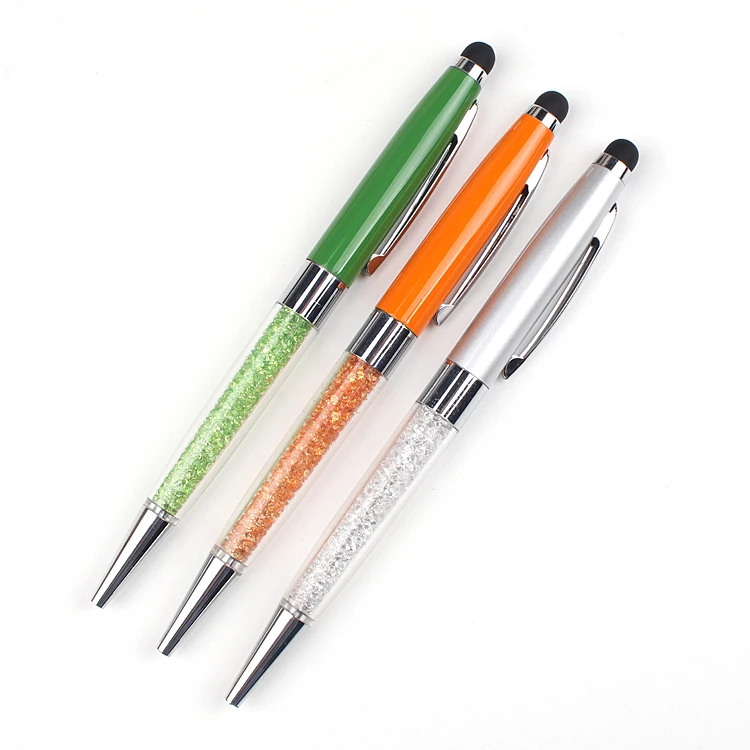 Жемчуг кристалл стилусы ручка металл горный хрусталь шариковая с гравировкой фирменное наименование баррель для промо подарок
