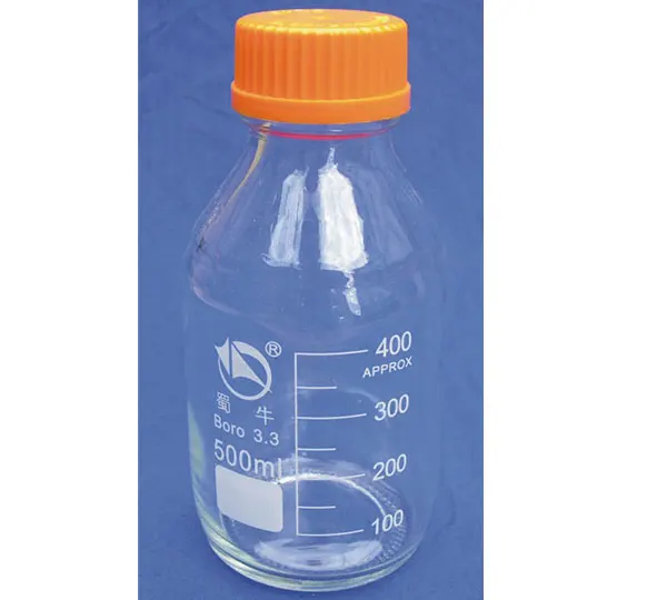 Индивидуальные Стеклянные Лабораторные воронки с 100 мл ~ 20000 мл боросиликатных 3,3 реагент бутылки стеклянные медиа фармацевтическая бутылка