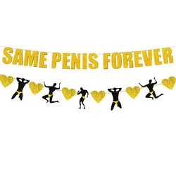 Принадлежности для девичника с 2 шт. одинаковый пенис навсегда мужской баннер для зачистки баннер для курицы принадлежности для вечеринки набор для невесты