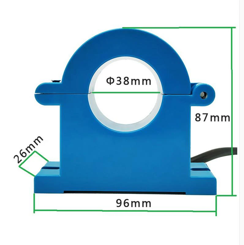 hall effect analog output 48v dc leakage current voltage sensor / 5v ac residual current isolation transducer
