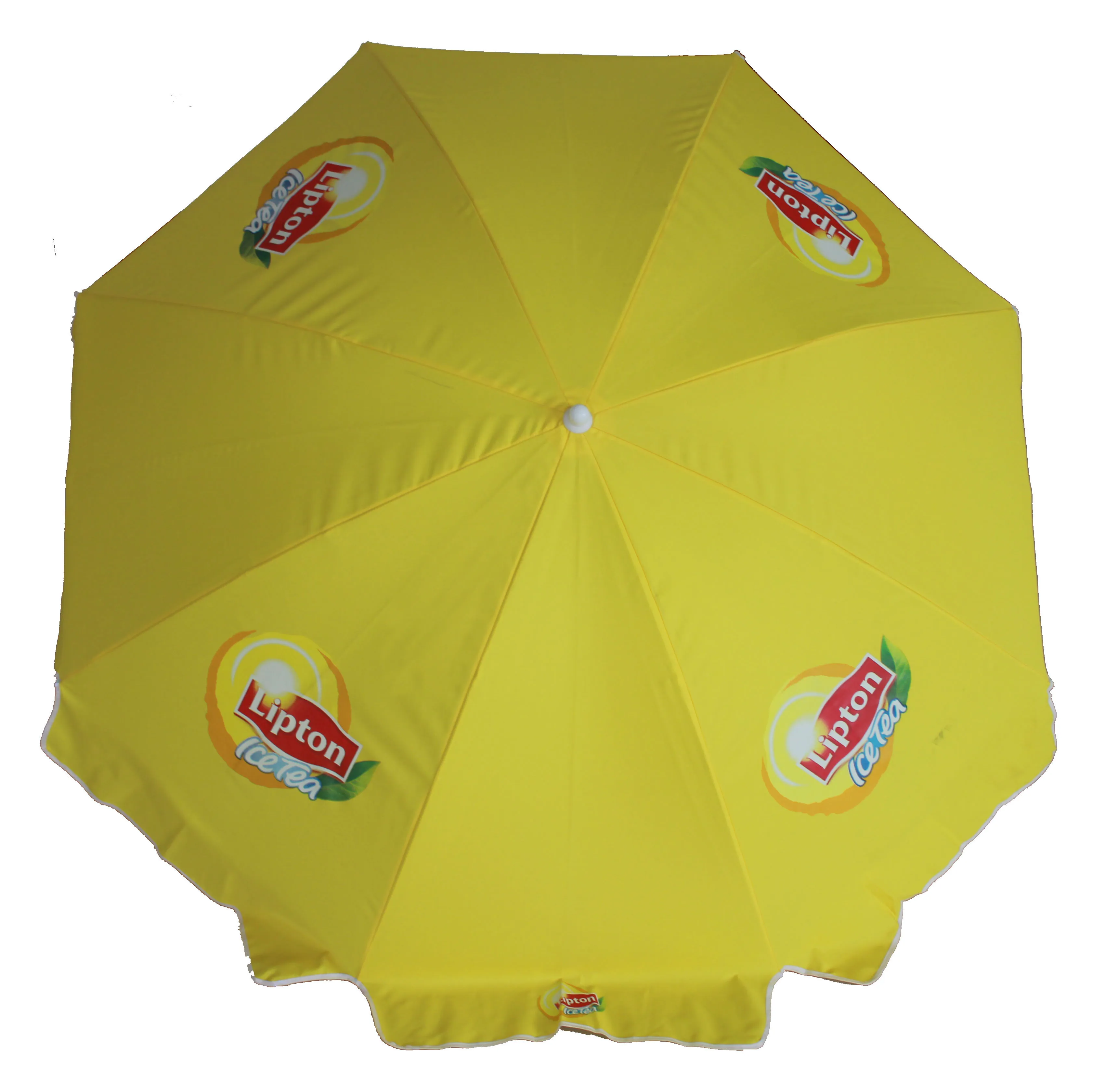 Lipton screen printing advertising beach umbrella for promotion