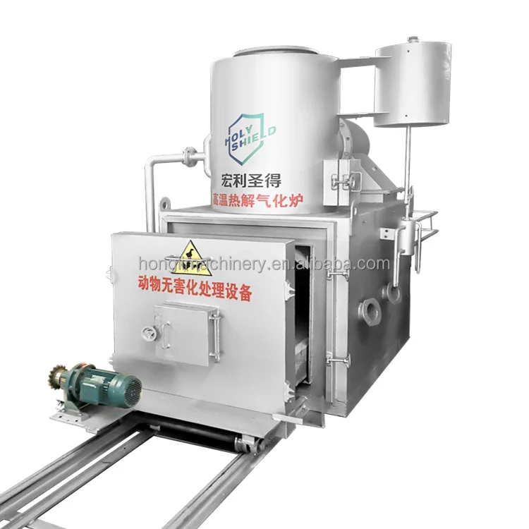 Animal Carcasses Disposal Livestock Chicken Farm Waste Incinerator For Pet Cremation
