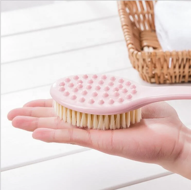 Оптовая продажа Экологически чистая пластиковая Массажная щетка для ухода за телом