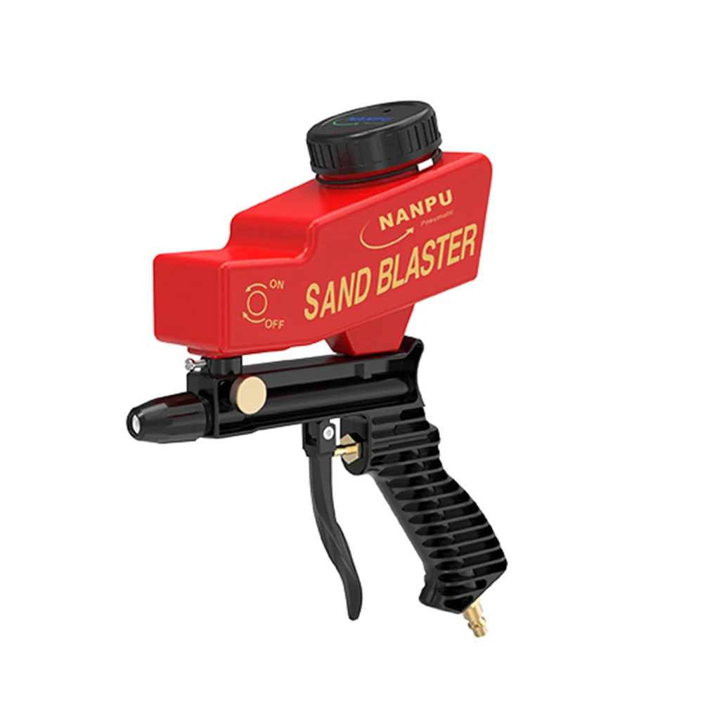 NANPU Mini air portable sand blaster gun with ceramic nozzles