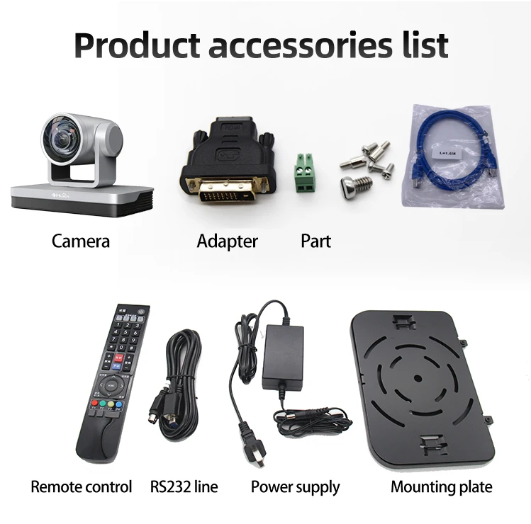 high definition smart HD 3840*2160p USB HDM I 20x zoom 4k Ptz Camera for hospital video conference