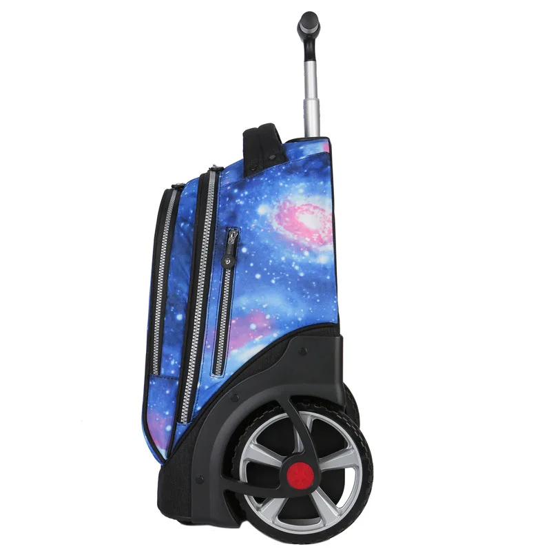 Wholesale Trolley Backpack Large Capacity Trolley Backpack School Bag With Big Wheel Stair-climbing large-capacity waterproof