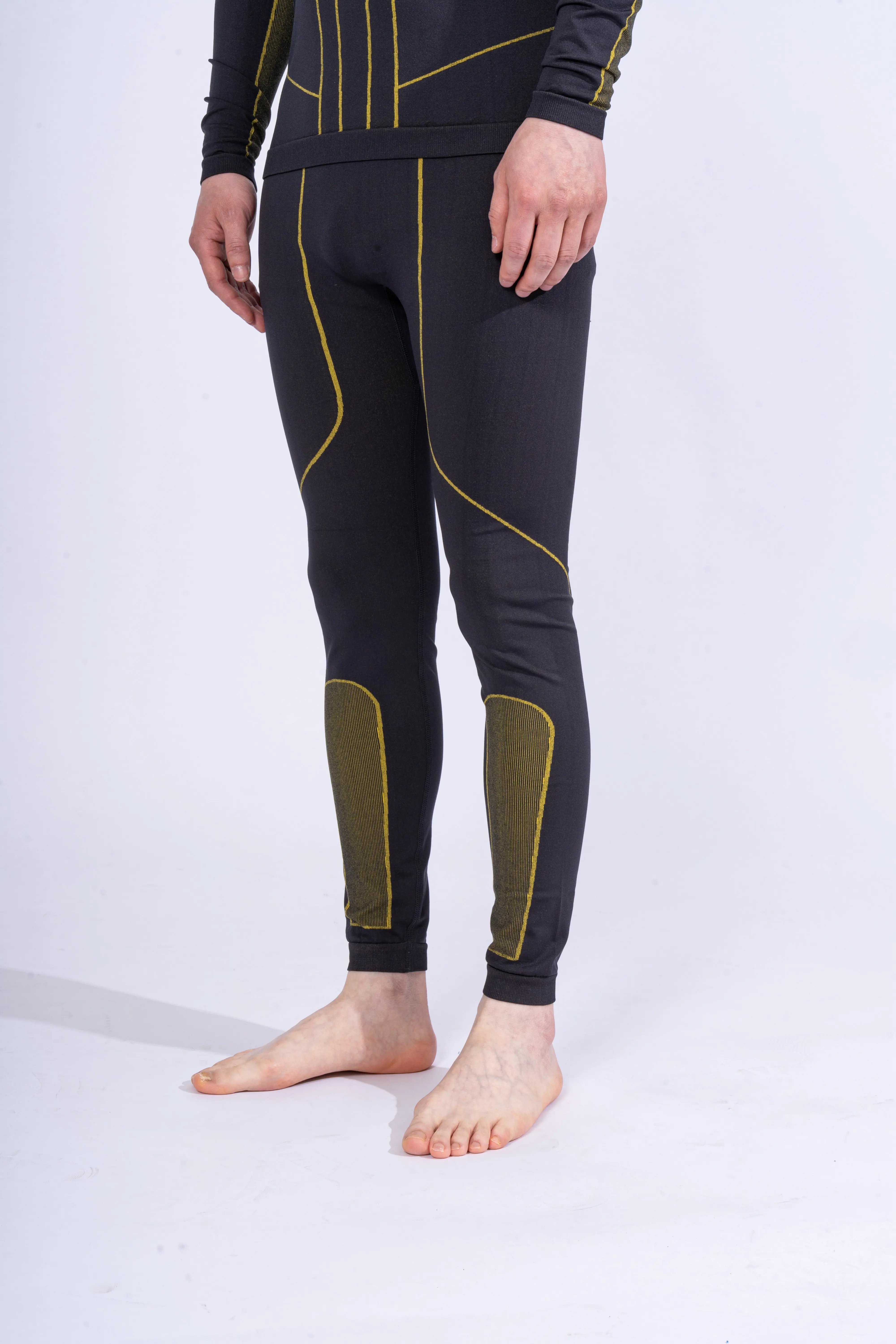 Ski Seamless Base Layers Set Functional Quick Dry Winter Keep Warm Bamboo Wool Underwear Thermal Underwear