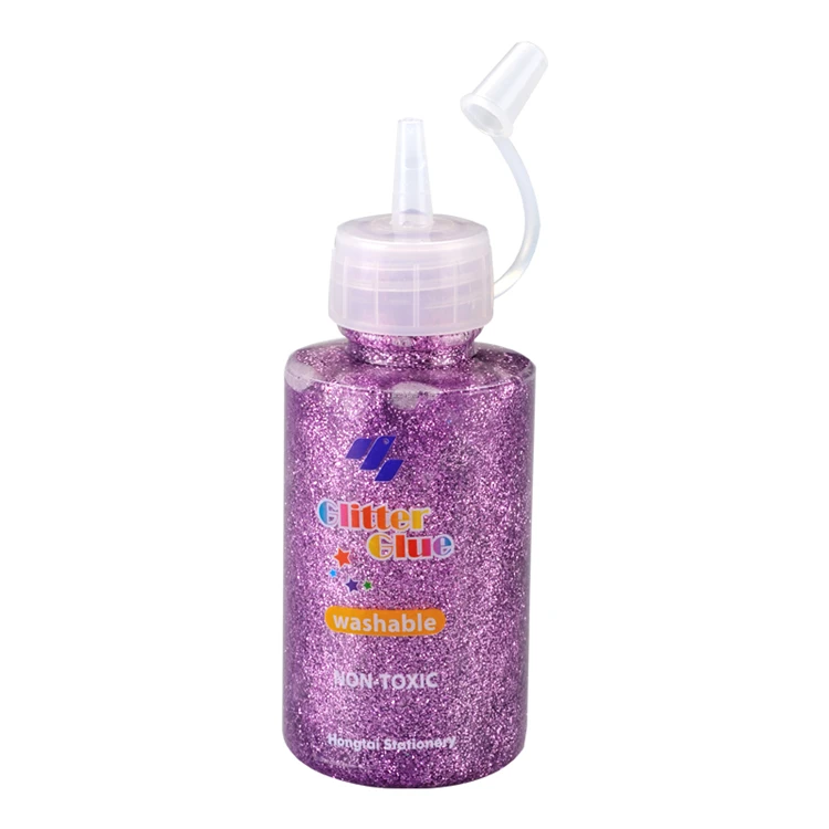 Заводская цена, оптовая продажа, стирающаяся цветная массивная блестящая клеевая ручка