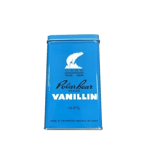High Quality 100% White Vanillin Powder Polar Bear Brand Vanillin Flavor
