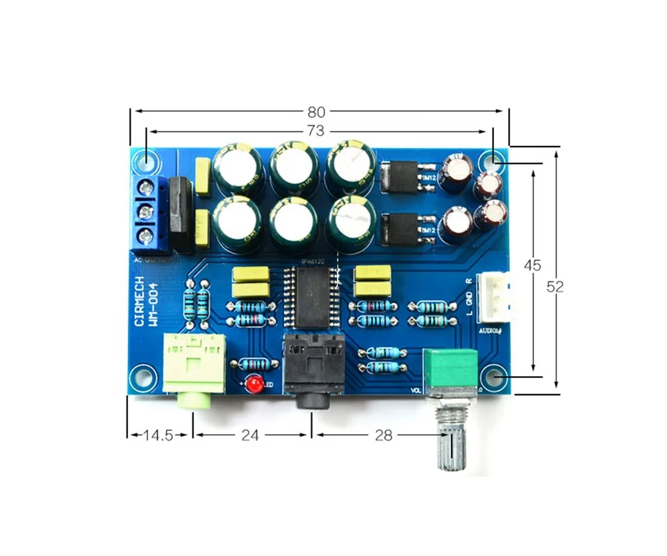 Плата усилителя для наушников TPA6120 HIFI TPA6120A2 усилитель с нулевым шумом «сделай сам»