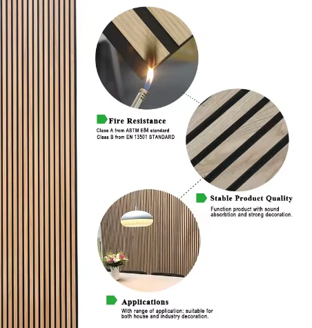 2400*600mm Wooden Acoustic Panels Sound Proof Veneer Wood Wrapped Panel for Recording Booth