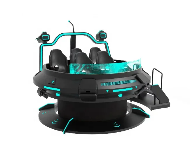 2024 Popular 360 vr Simulator 9d vr UFO cinema virtual reality game 360 degree rotation VR 720 roller coaster