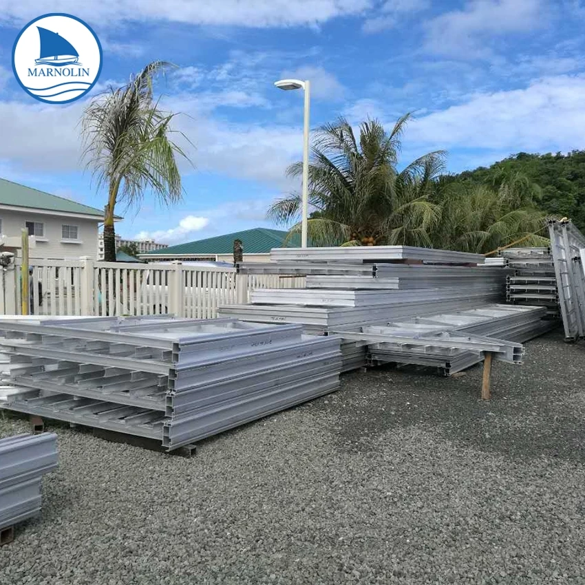 Floating pontoons dock yacht marina jetty pontoon