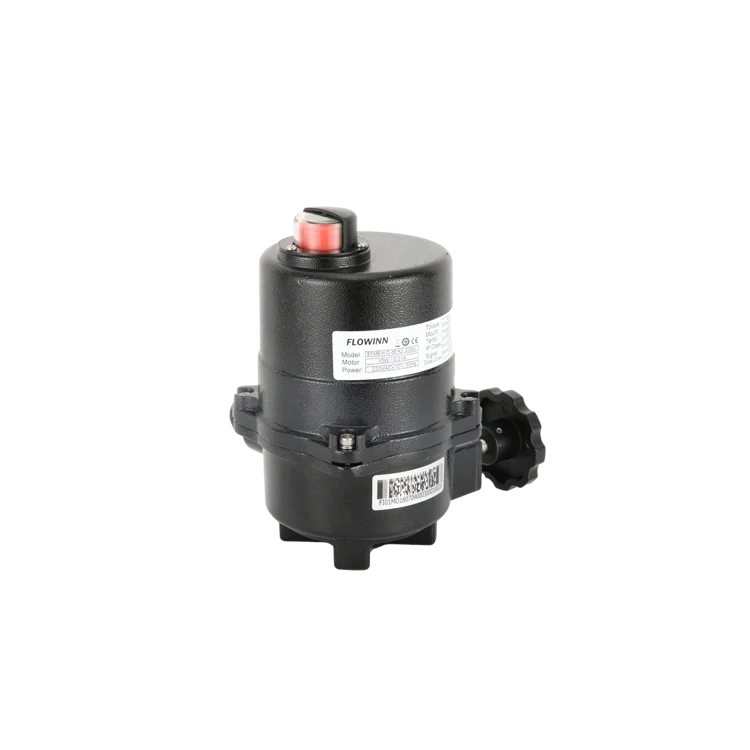 
High performance 220v black regulating Mini Motorized Electric Damper Actuator 