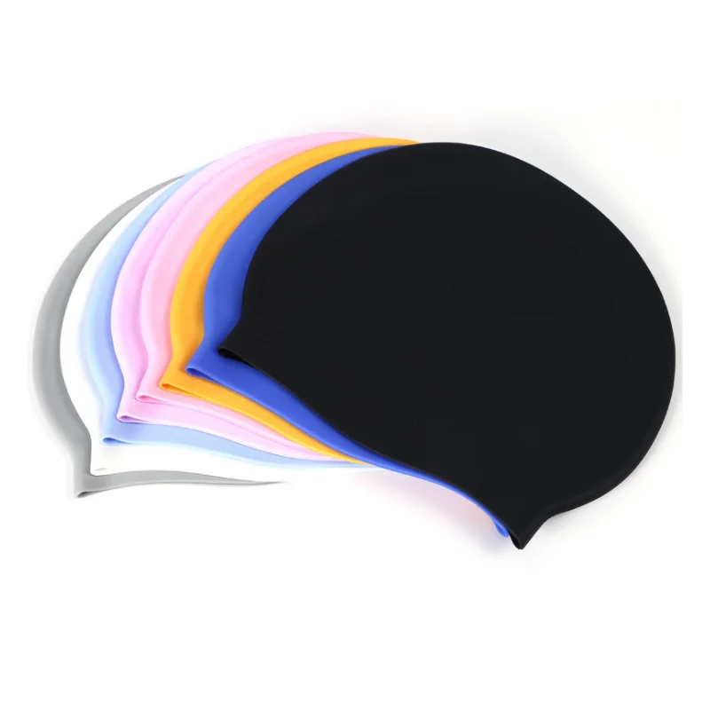 Cheap Price Adult Swim Cap Silicone Soft Custom Swim Caps No Minimum