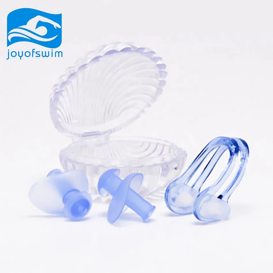 Amazon sells high able to float lighthearted Silicone free diving swimming nose clips 3 layer earplugs surf ear plugs