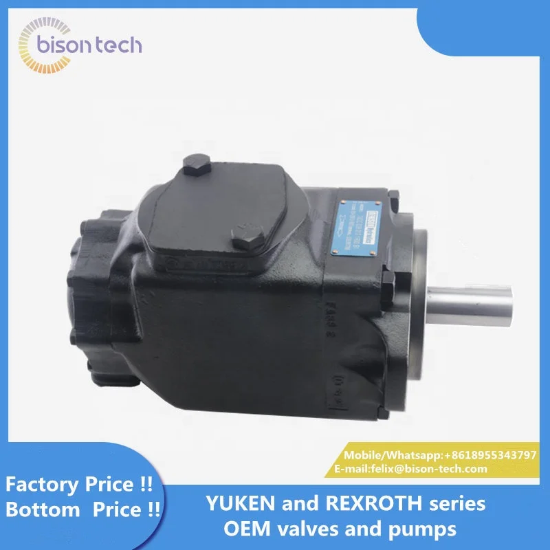 Hydraulic pump Parker DENISON T6C T6D T6E T6DC T6EC T6ED single and double pump T6 series high pressure vane pump