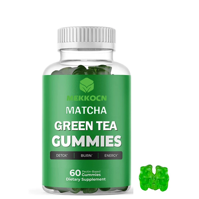 Metabolism Booster Matcha Green Tea Gummies Vegan Matcha Gummies Slimming Matcha Gummy For Weight Loss